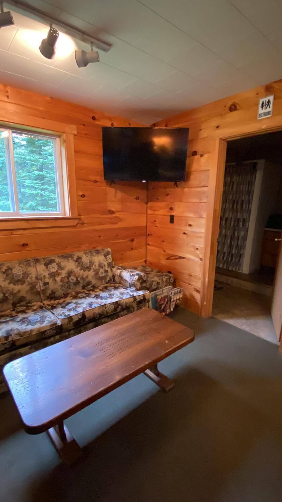 Tv area in main living area