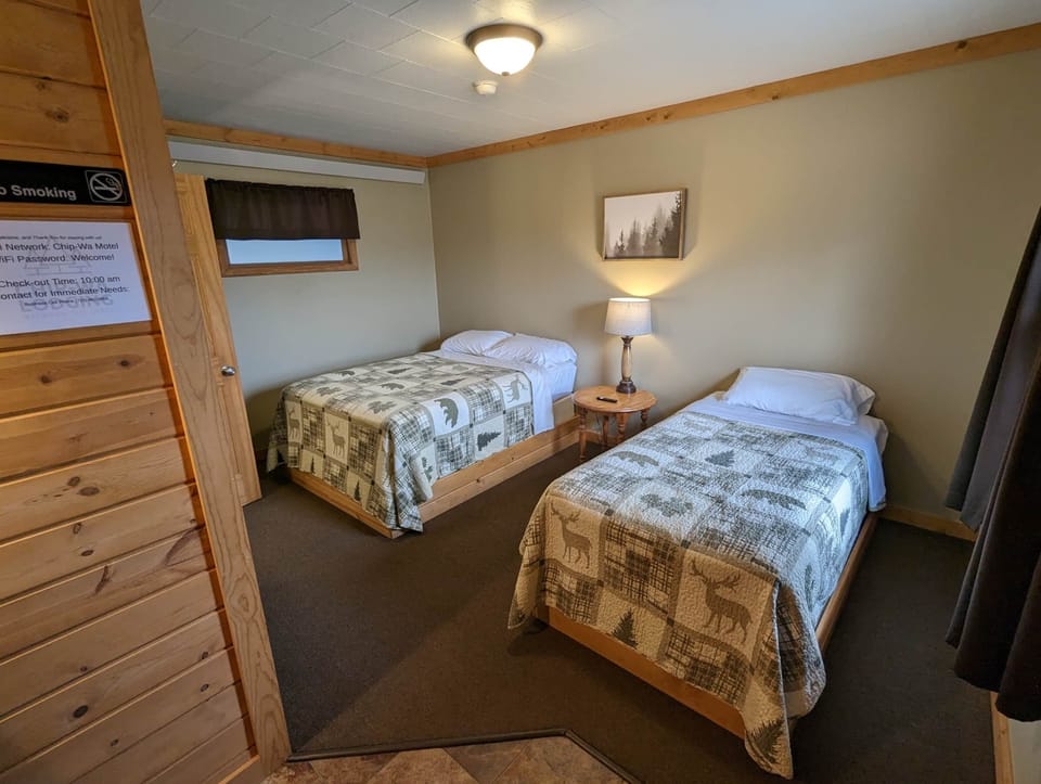 Room 2 - Double/Full Bed and Twin Bed (3)