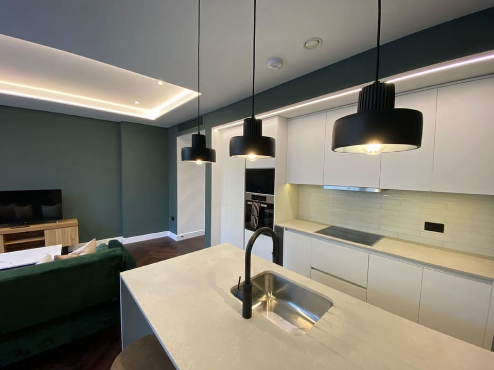 Apartment | Living area | 42-inch Smart TV with cable channels, Netflix, streaming services