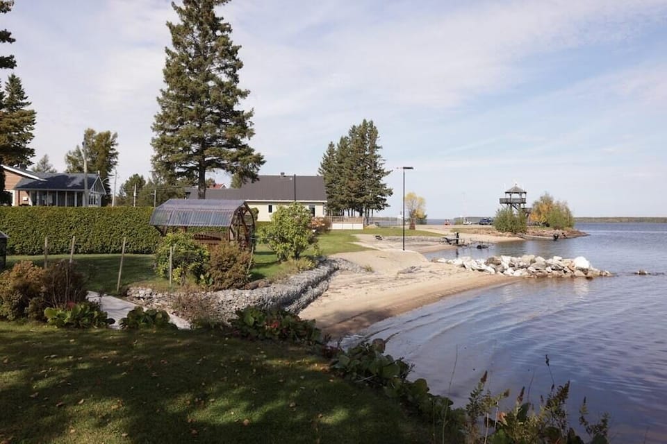Beach and lake
