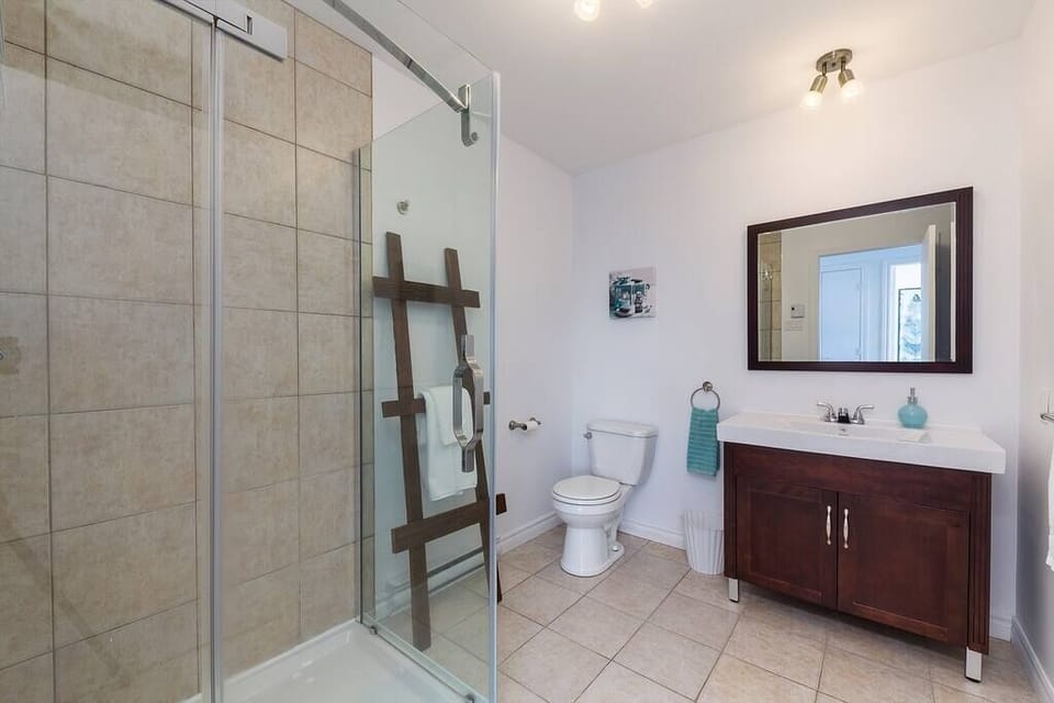 Full bathroom with shower