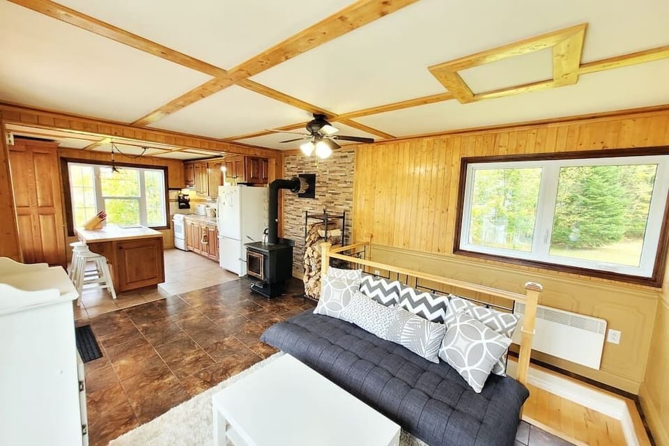 Livingroom with wood fireplace (2)