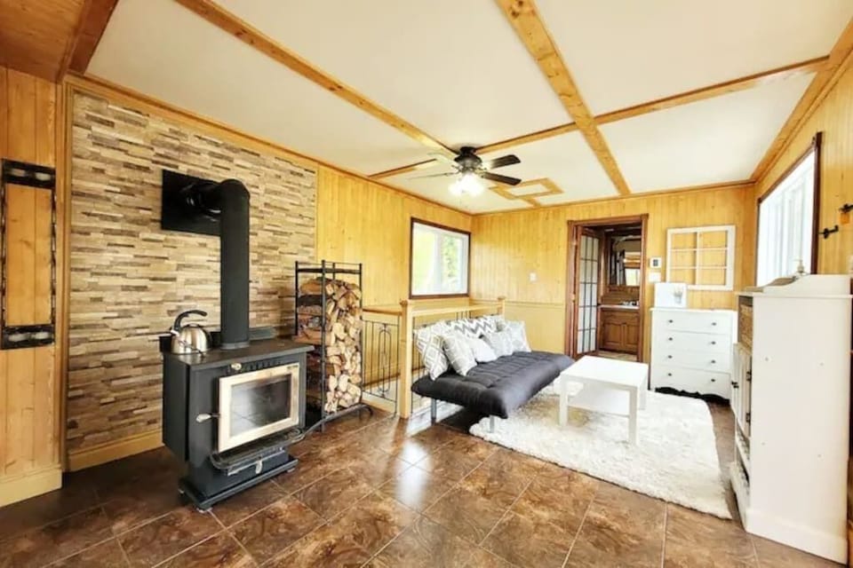Livingroom with wood fireplace (1)