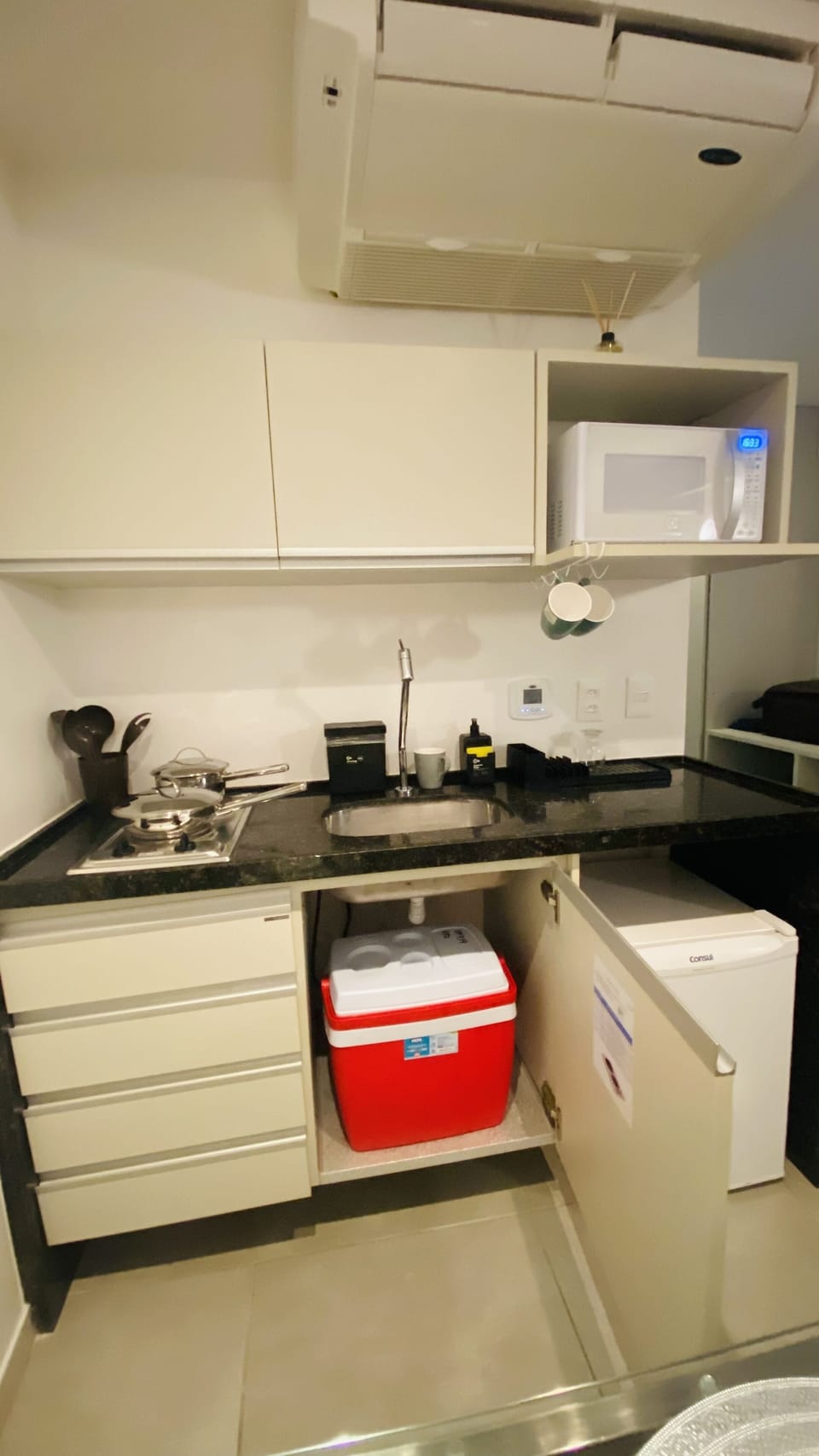 Suite | Private kitchen | Microwave, cookware/dishes/utensils, paper towels