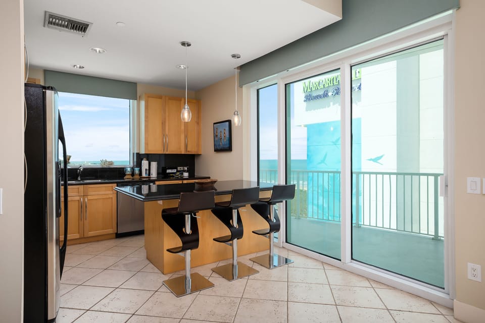 Picture yourself sipping your morning coffee at the breakfast bar with the Gulf just beyond your balcony.