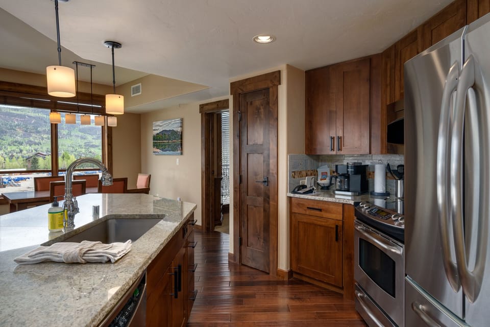 Large pantry to store all your fixins for meals