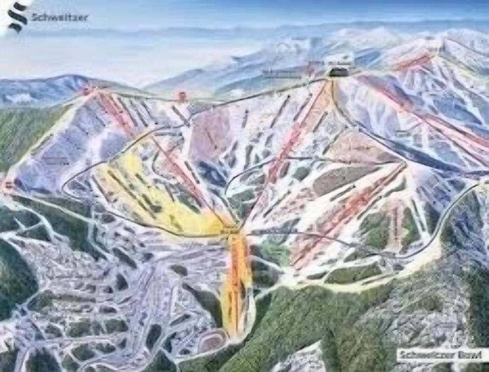 Schweitzer ski trails