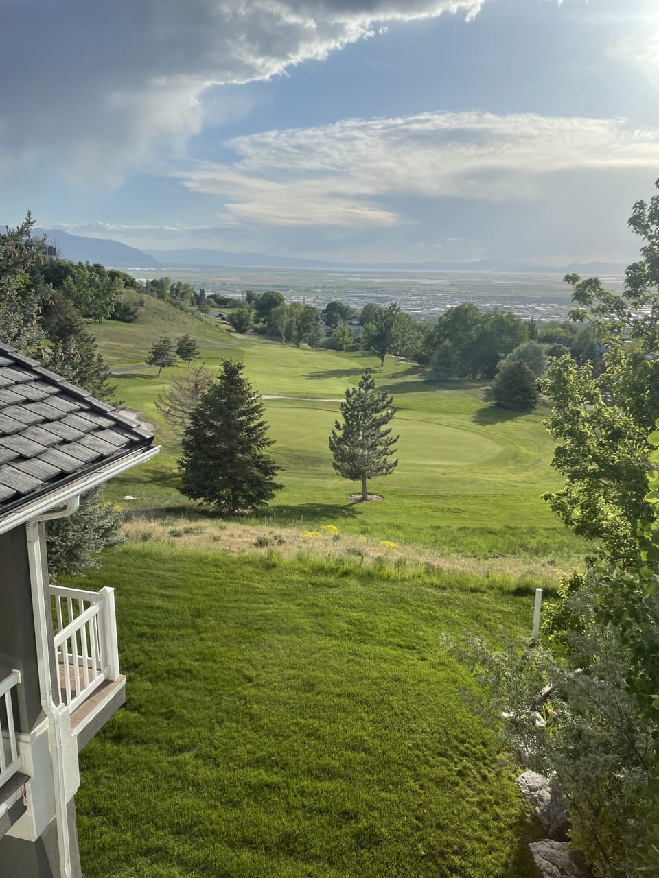 View from the Master Bedroom window.