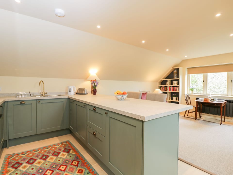 Fridge, dishwasher, electric kettle, toaster