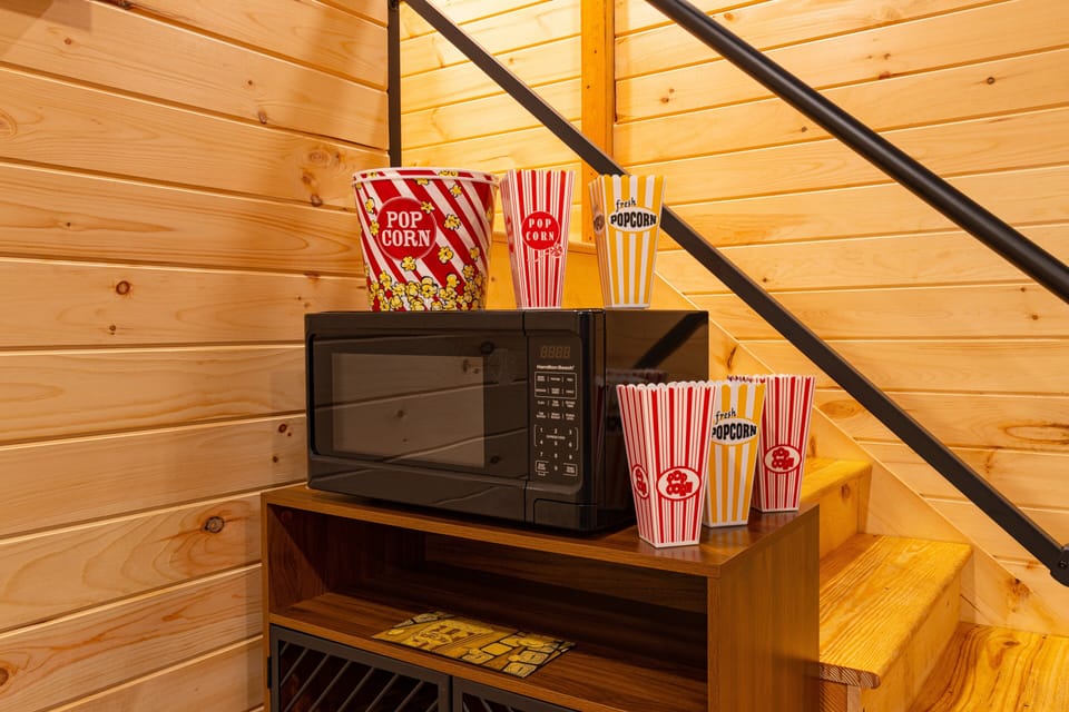Popcorn time in the theater!