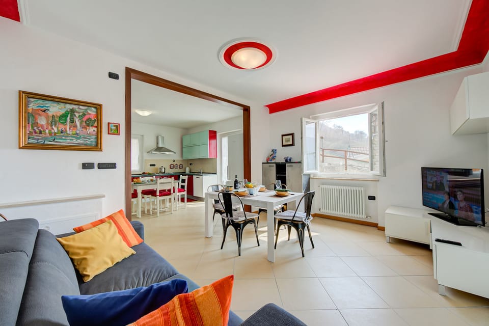 The spacious living area