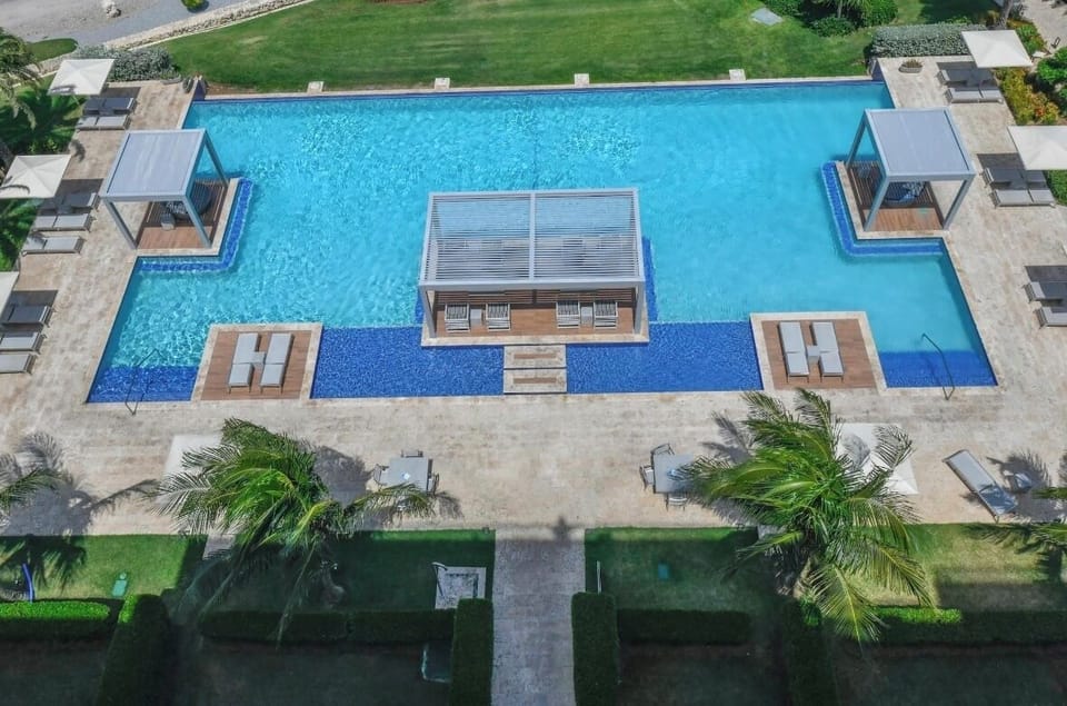 Resort-Style Pool Perfect for Relaxation After the Beach