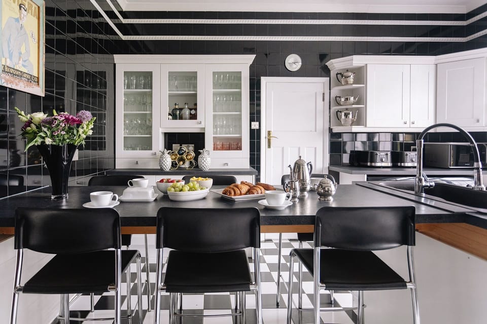 The kitchen at Christie Mansion, Isle of Wight