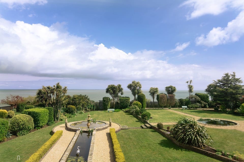 The garden at Christie Mansion, Isle of Wight