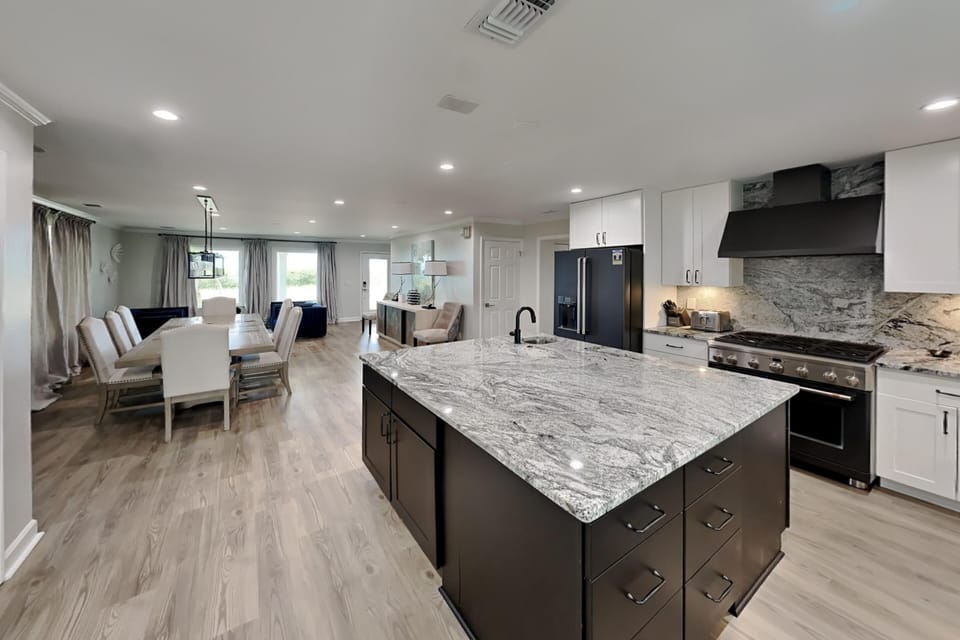 Kitchen Into Dining Area