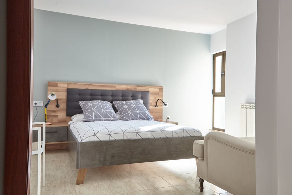 Triple room, garden view | Premium bedding, down comforters, memory foam beds