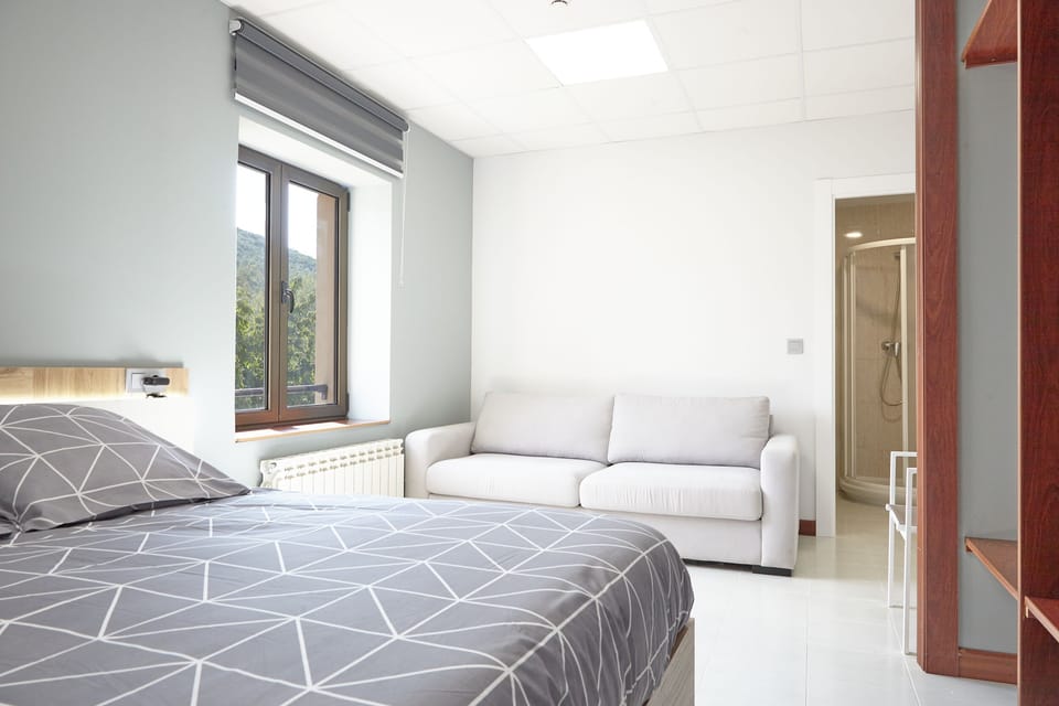 Triple room, garden view | Premium bedding, down comforters, memory foam beds