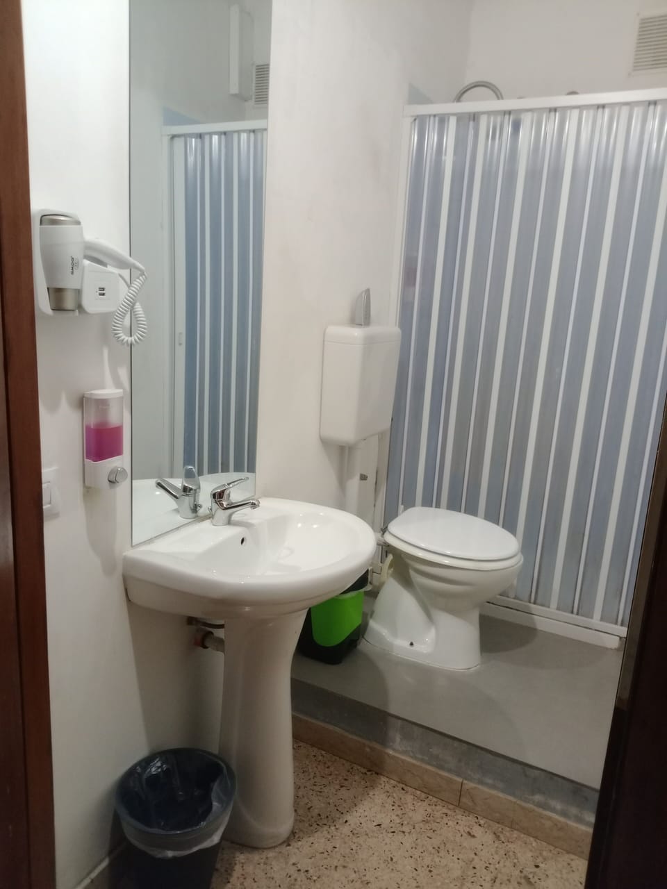 Basic Room | Bathroom | Hair dryer, towels, soap, shampoo