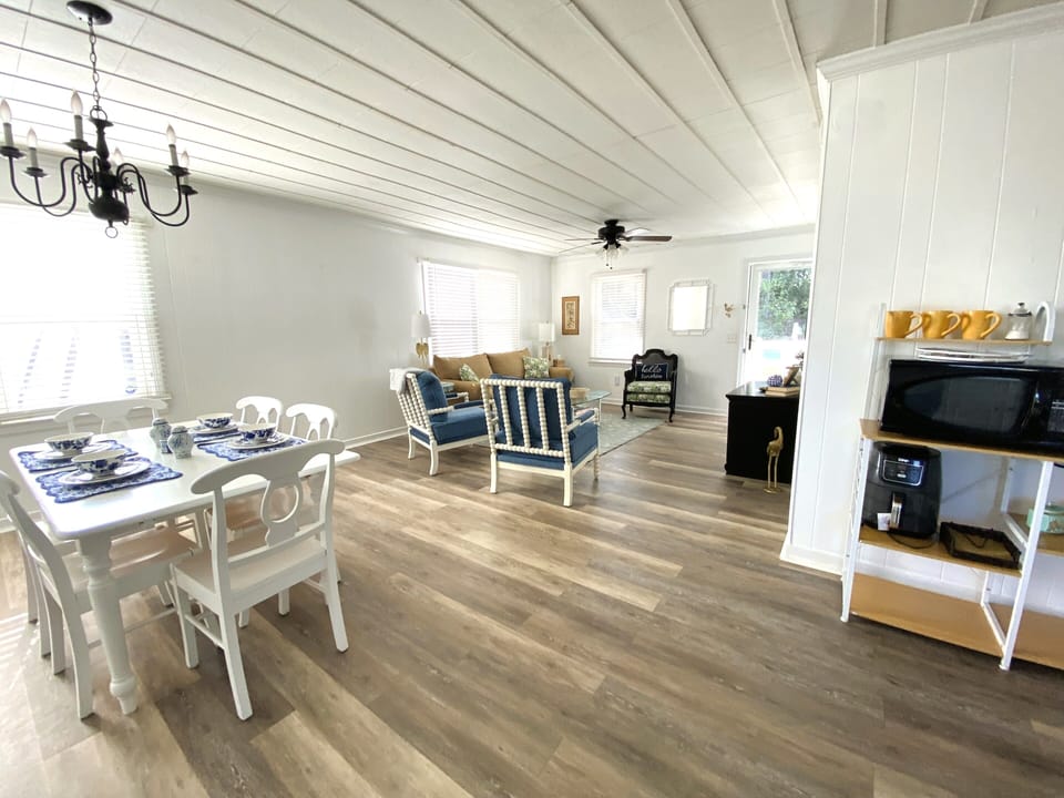 Enjoy spending time together in the open floor plan