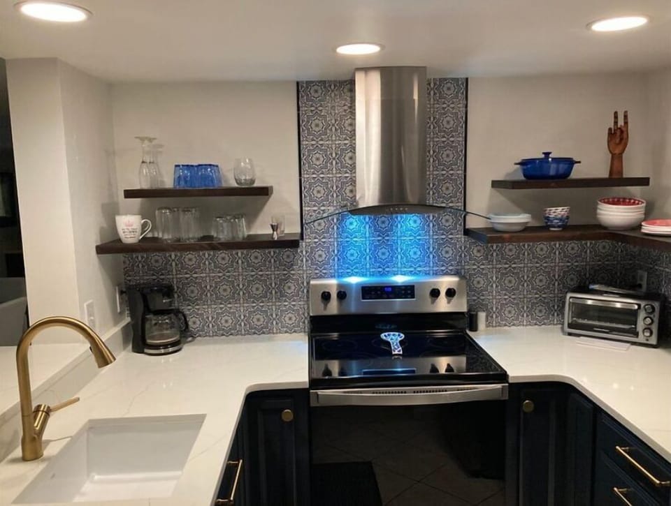 Brand new kitchen and tile