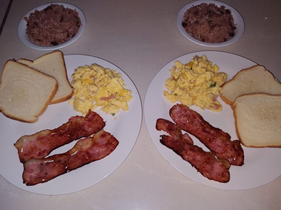 Daily English breakfast for a fee