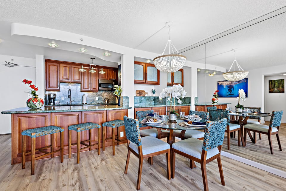 Ample dining space!
