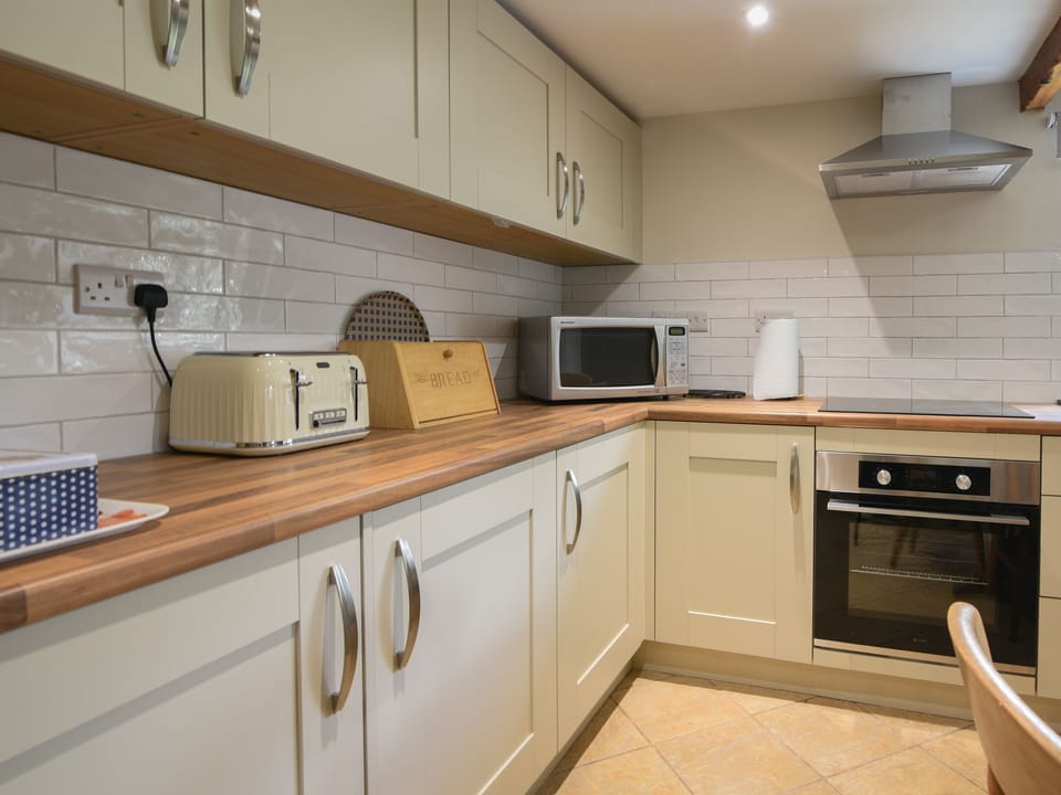 Fridge, dishwasher, electric kettle, toaster