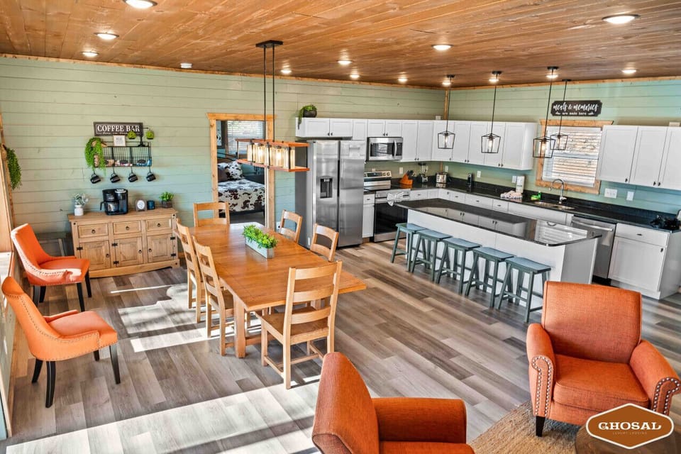 Sip your coffee while enjoying this inviting living area.