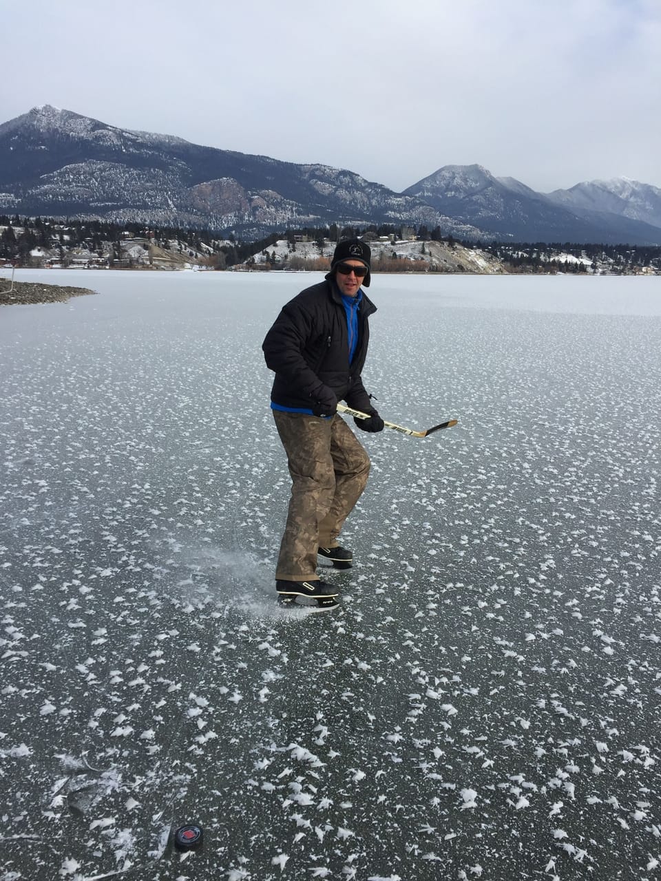 Ice skating
