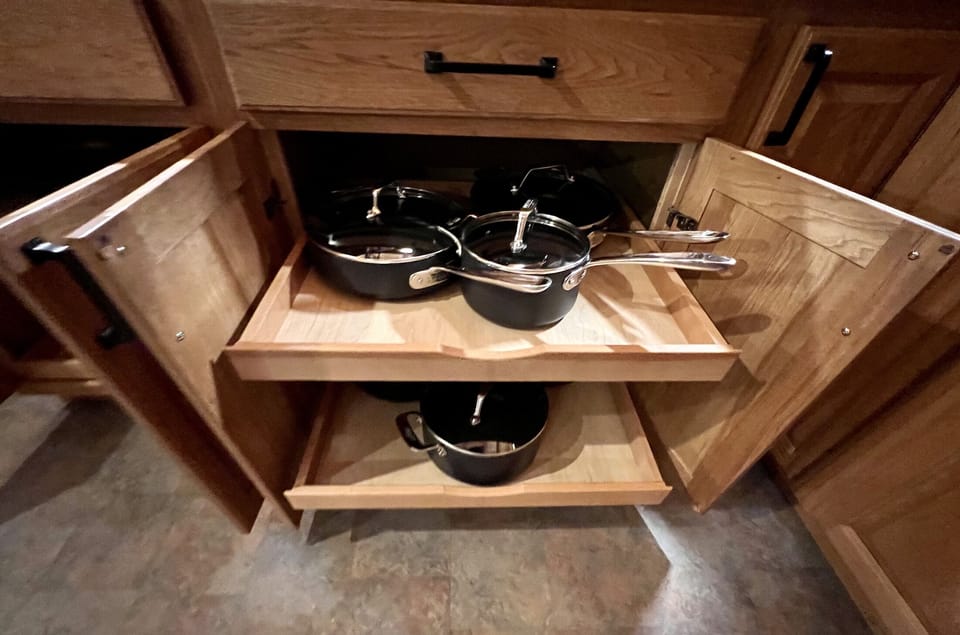 We provide everything you can need in the kitchen. 