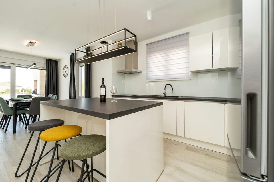 Villa, 3 Bedrooms, Private Pool, Sea View | Private kitchen | Microwave, oven, dishwasher, coffee/tea maker