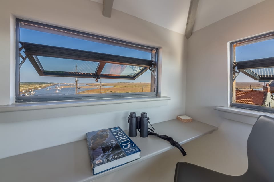 Lookout tower offers stunning marsh and sea views