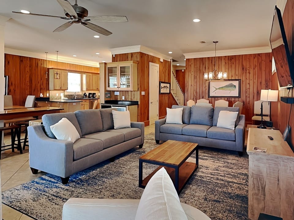 Living Room with Smart TV