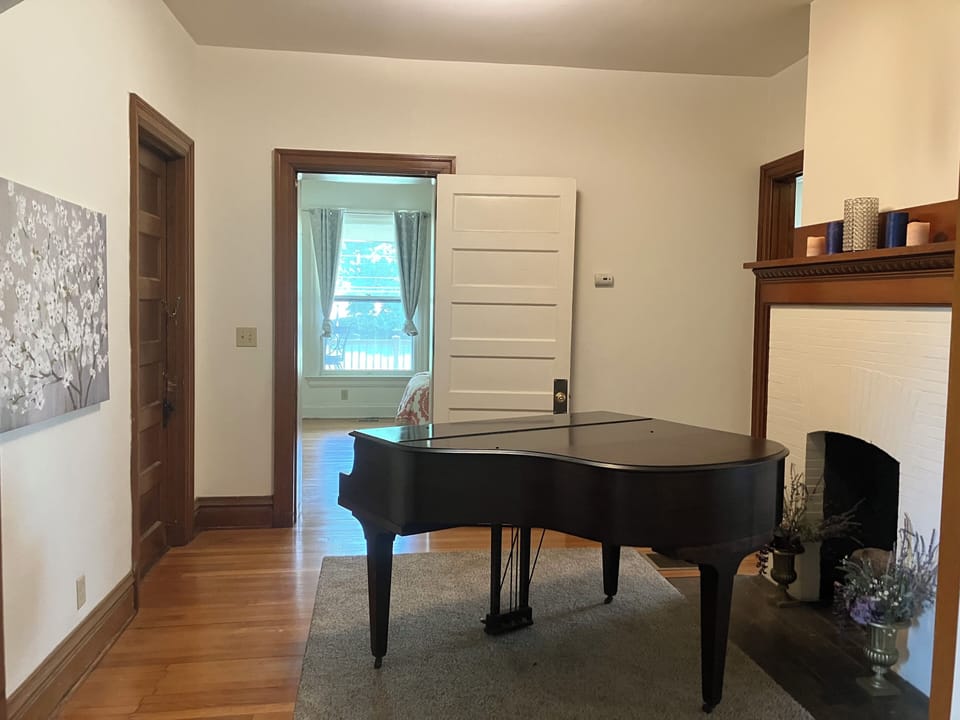 Grand Piano in Foyer