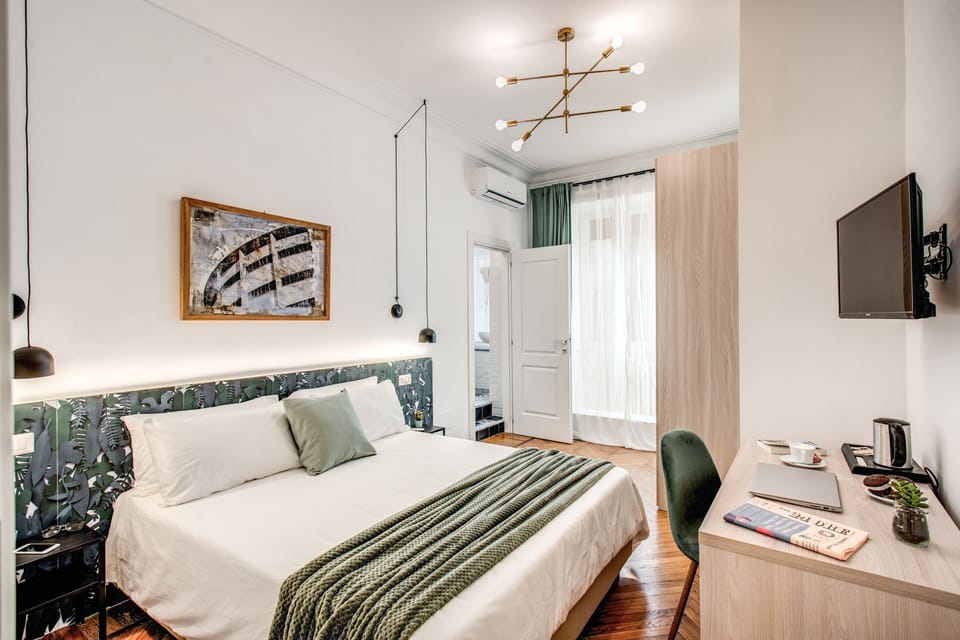 Classic Double Room (Queen) | Down comforters, free minibar items, in-room safe, desk