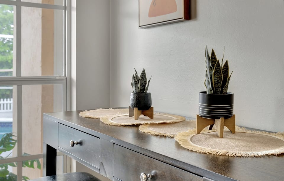 The rustic charm of the decor exudes a sense of timeless elegance.