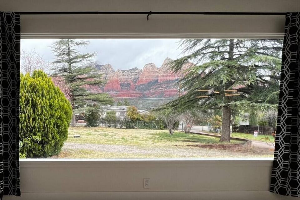 Great views from the living room windows