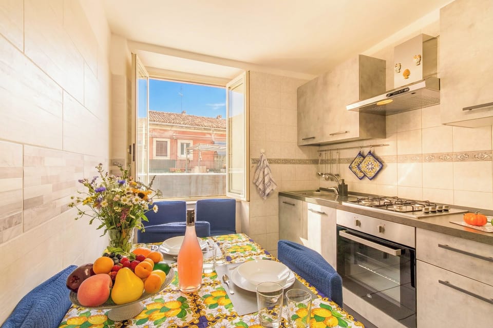 Kitchen and dining area