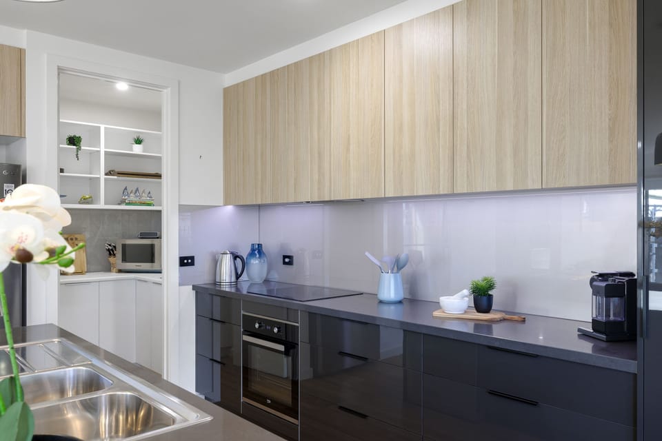 Kitchen with pantry