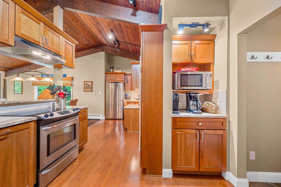 The kitchen provides everything you need to unleash your creativity and whip up delightful meals.