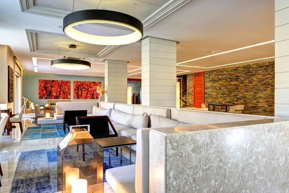 Lobby sitting area