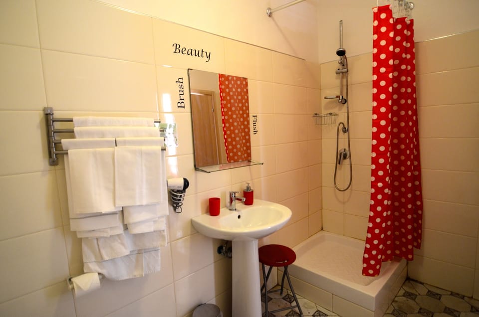 Comfort Room, 1 Bedroom, City View | Bathroom | Shower, free toiletries, hair dryer, bidet