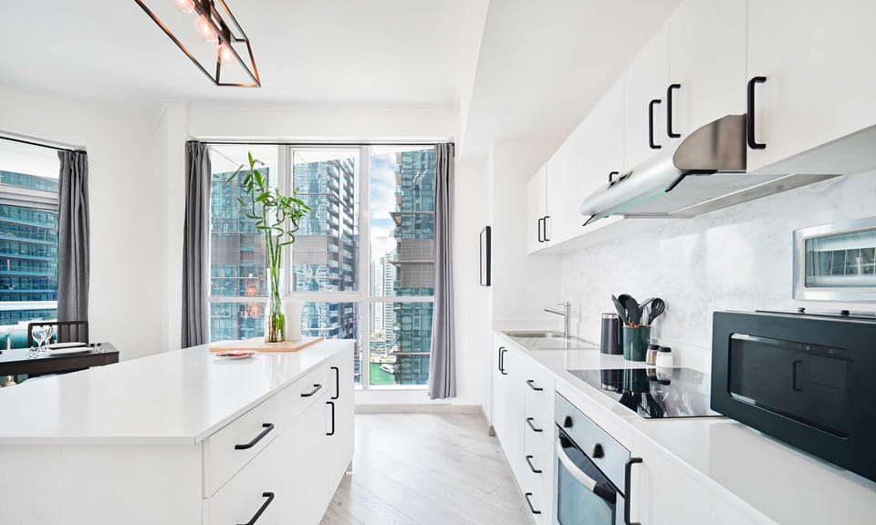Apartment | Private kitchen | Fridge, microwave, oven, toaster
