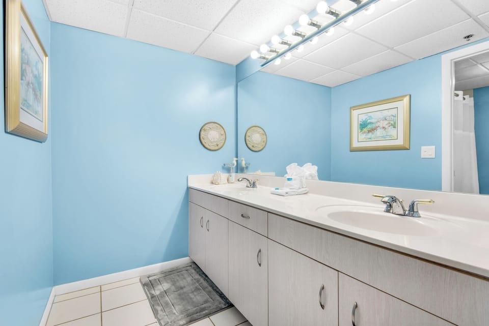 Master bathroom vanity
