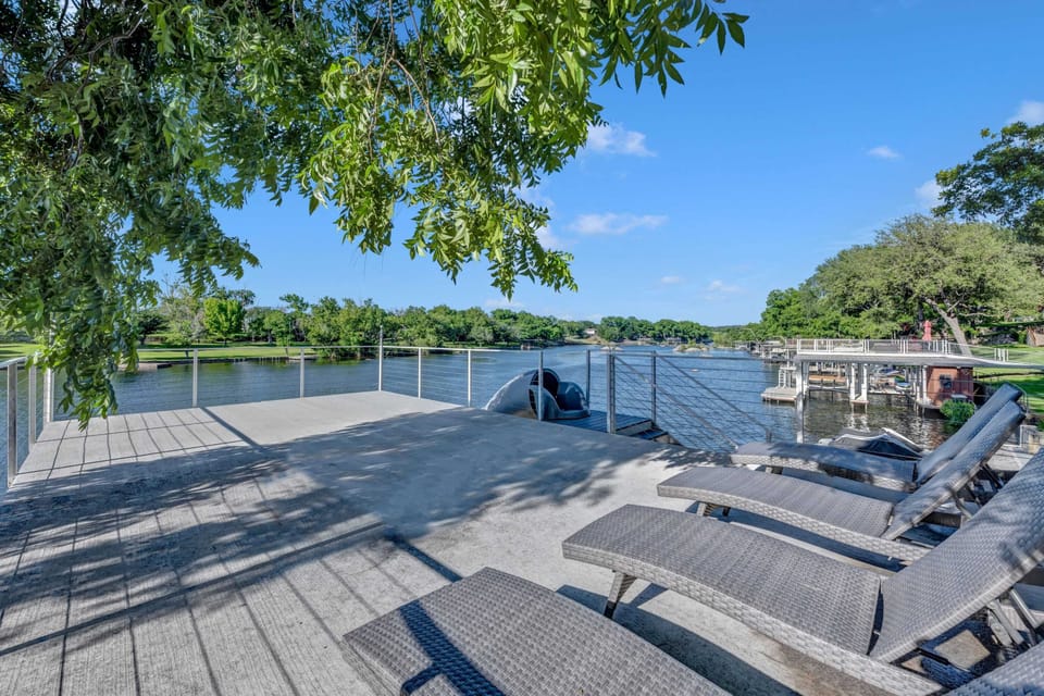 Lay out in the sun or the shade on the sun deck