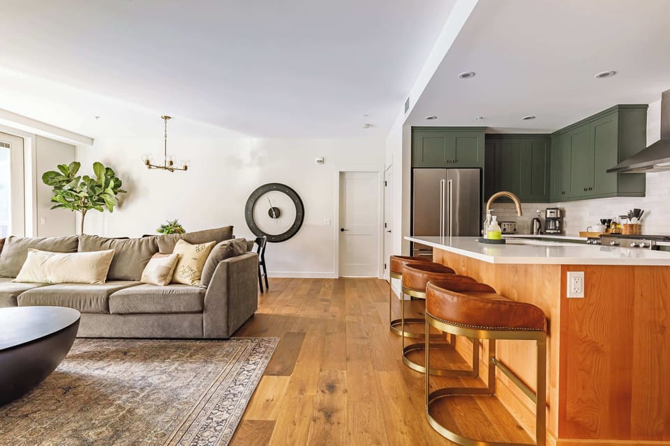 Gorgeous large open-plan kitchen, living and dining area