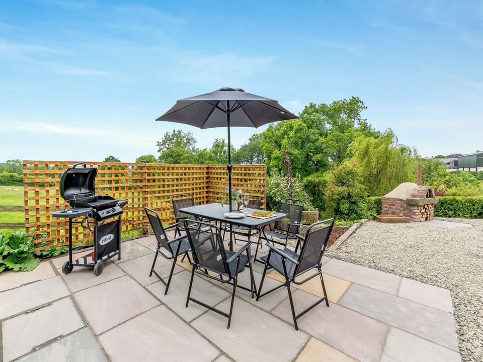 Sitting-out-area | The Cider House, Clee St. Margaret, near Craven Arms