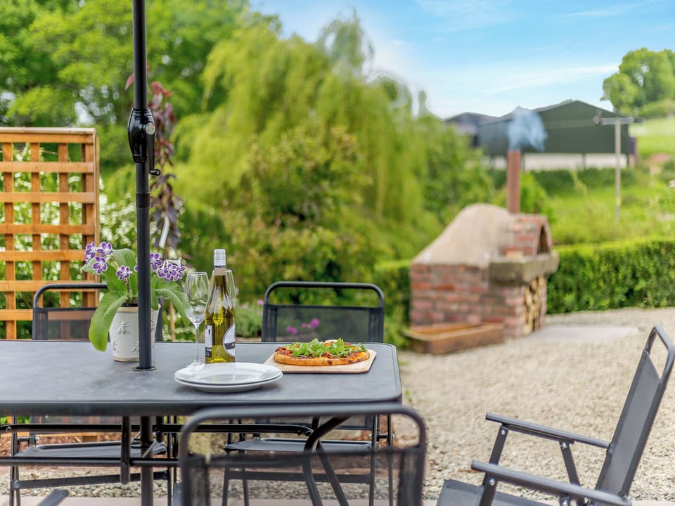 Sitting-out-area | The Cider House, Clee St. Margaret, near Craven Arms