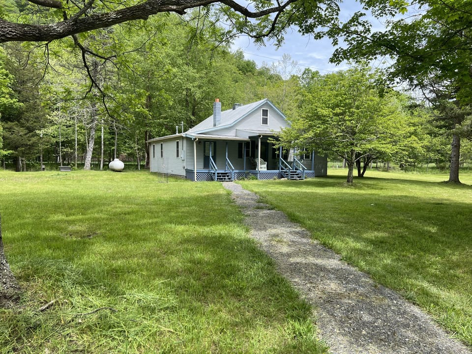 Front of the cottage
