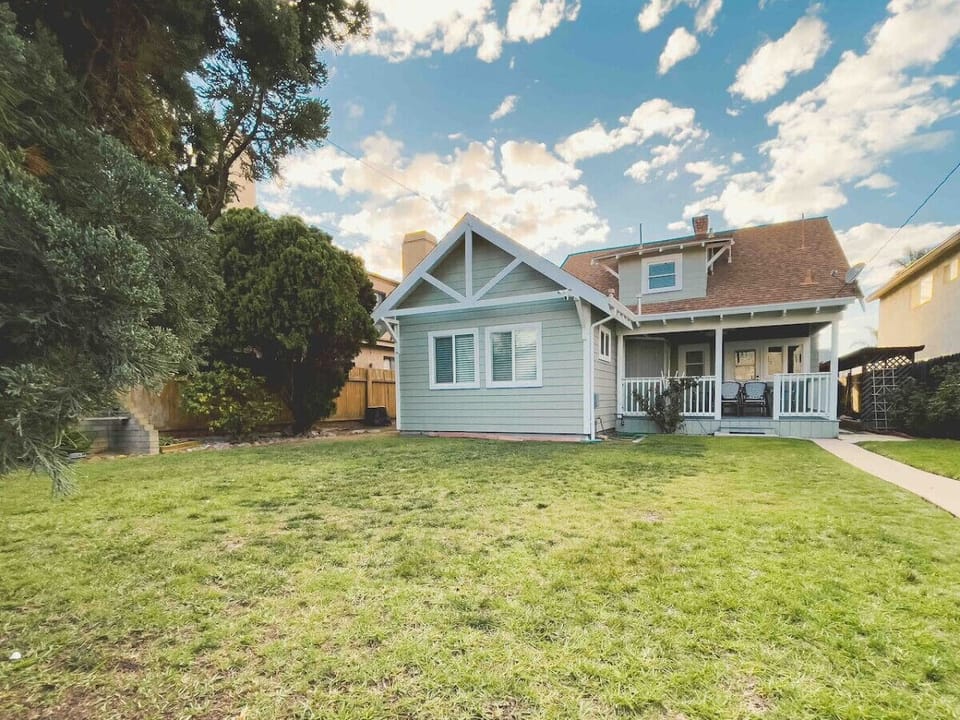 Expansive, quiet back yard to relax and enjoy San Diego’s beautiful weather